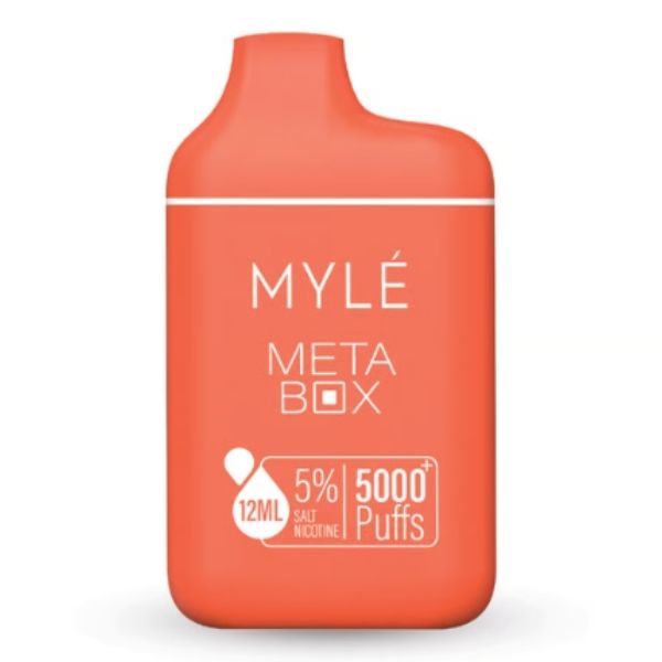 Myle Meta Box Peach Ice Disposable Device